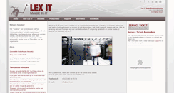 Desktop Screenshot of lex-it.com