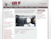 Tablet Screenshot of lex-it.com